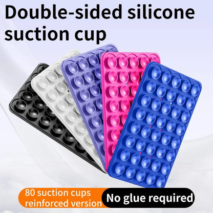 Double-Sided Silicone Suction Phone Pad