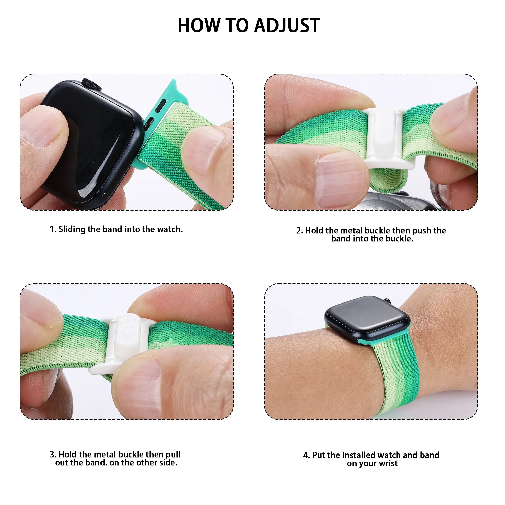 CarbonFlex | Elastic Nylon Band For Apple Watch