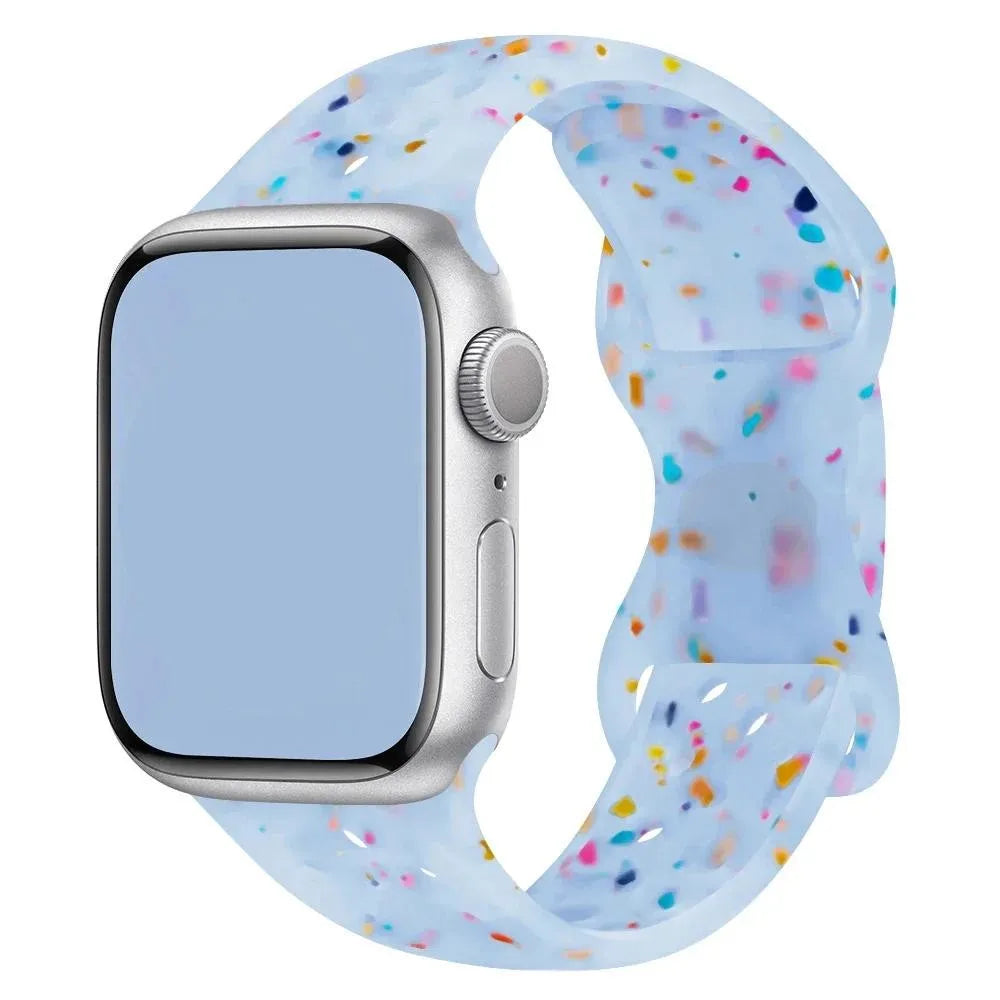 Correa transparente de silicona para Apple Watch