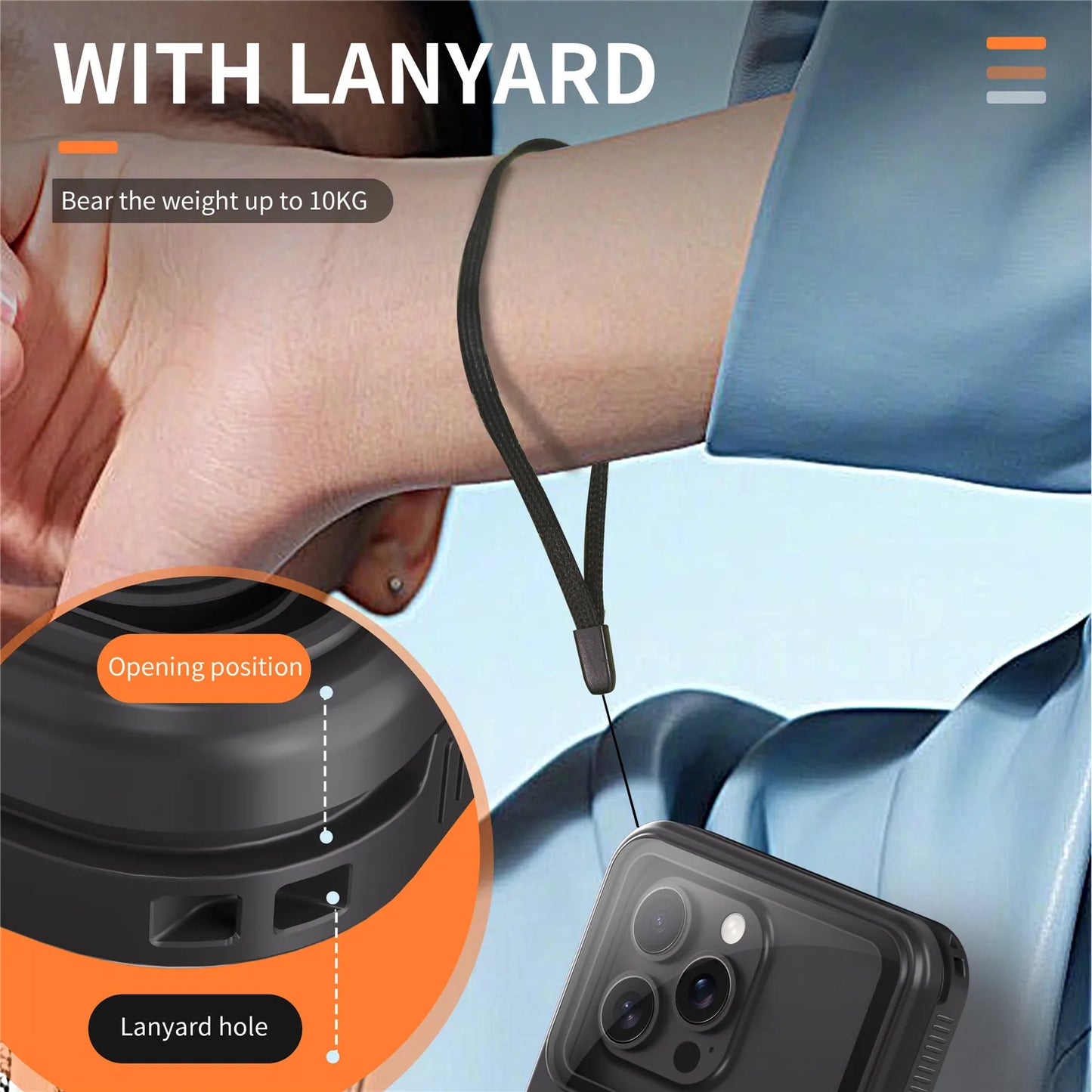 Waterproof Phone Pouch for iPhone
