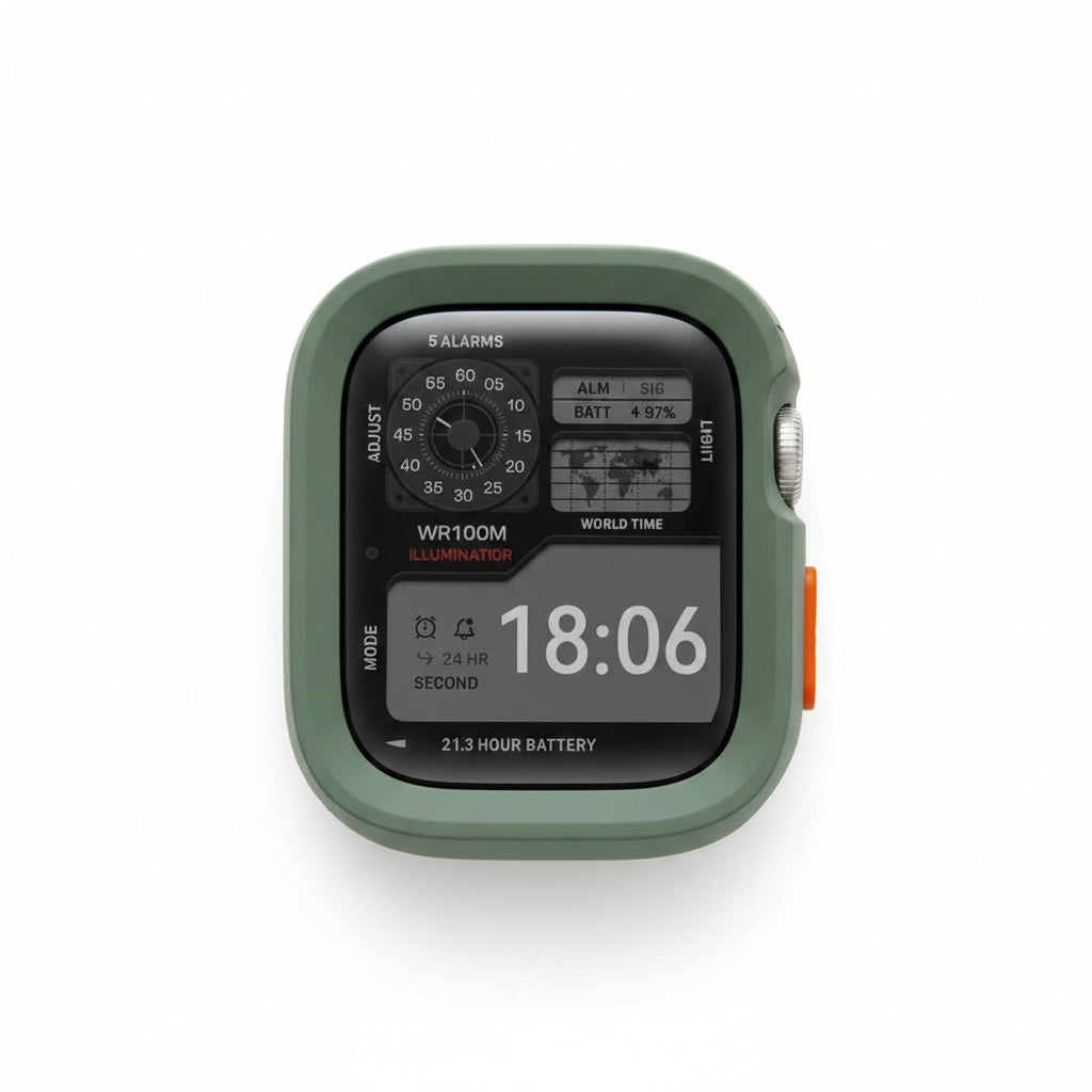 Soft Silicone Apple Watch Protective Case
