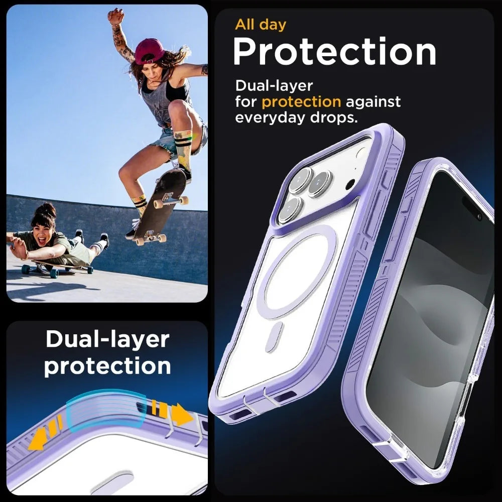 Matte Clear MagSafe iPhone Protective Case