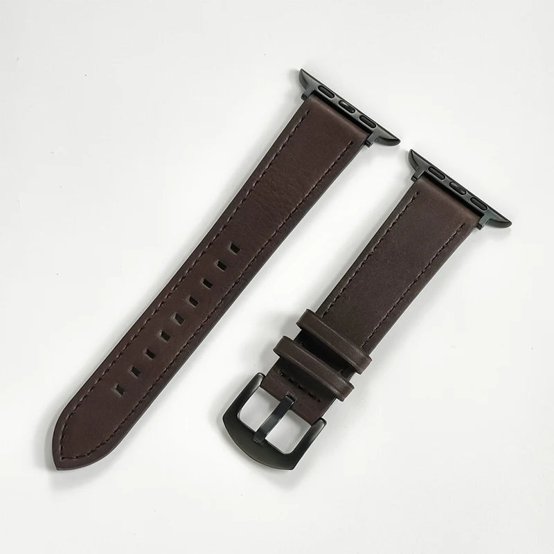 Premium Leather Apple Watch Strap