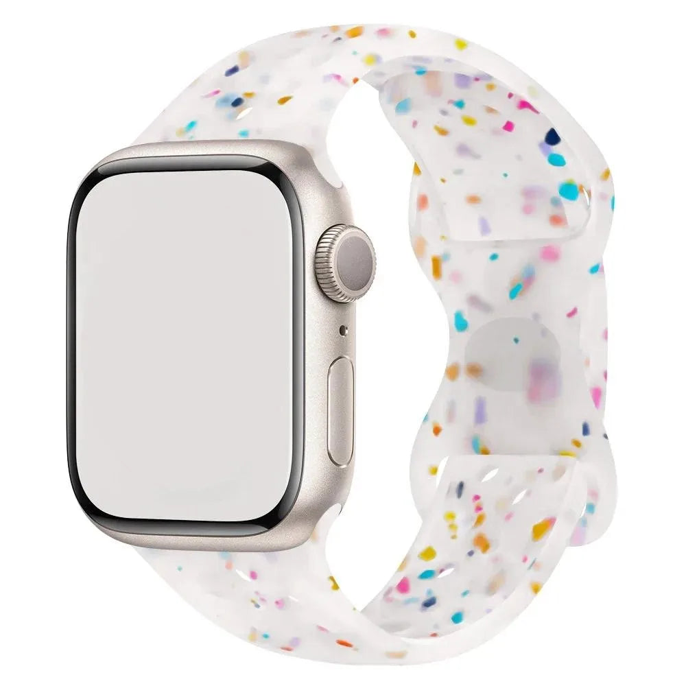 Correa transparente de silicona para Apple Watch