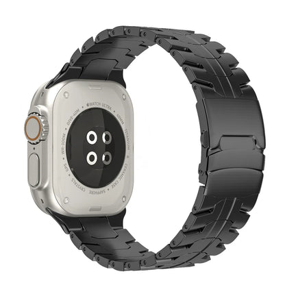 Titanium Color Stainless Steel Apple Watch Band