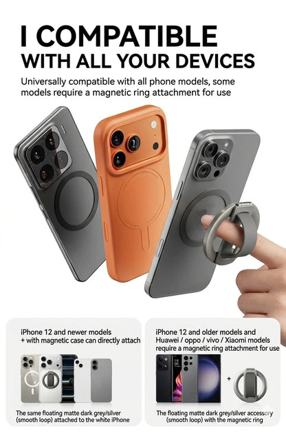 MagSafe Silicone Ring Phone Grip & Stand