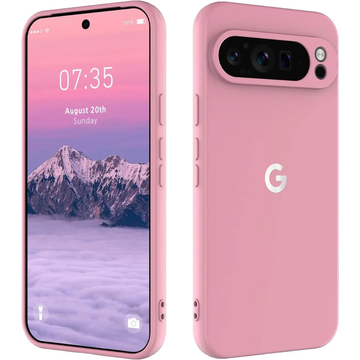 Funda protectora de silicona suave para Google Pixel