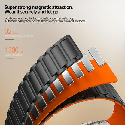 Magnetic Silicone Apple Watch Band