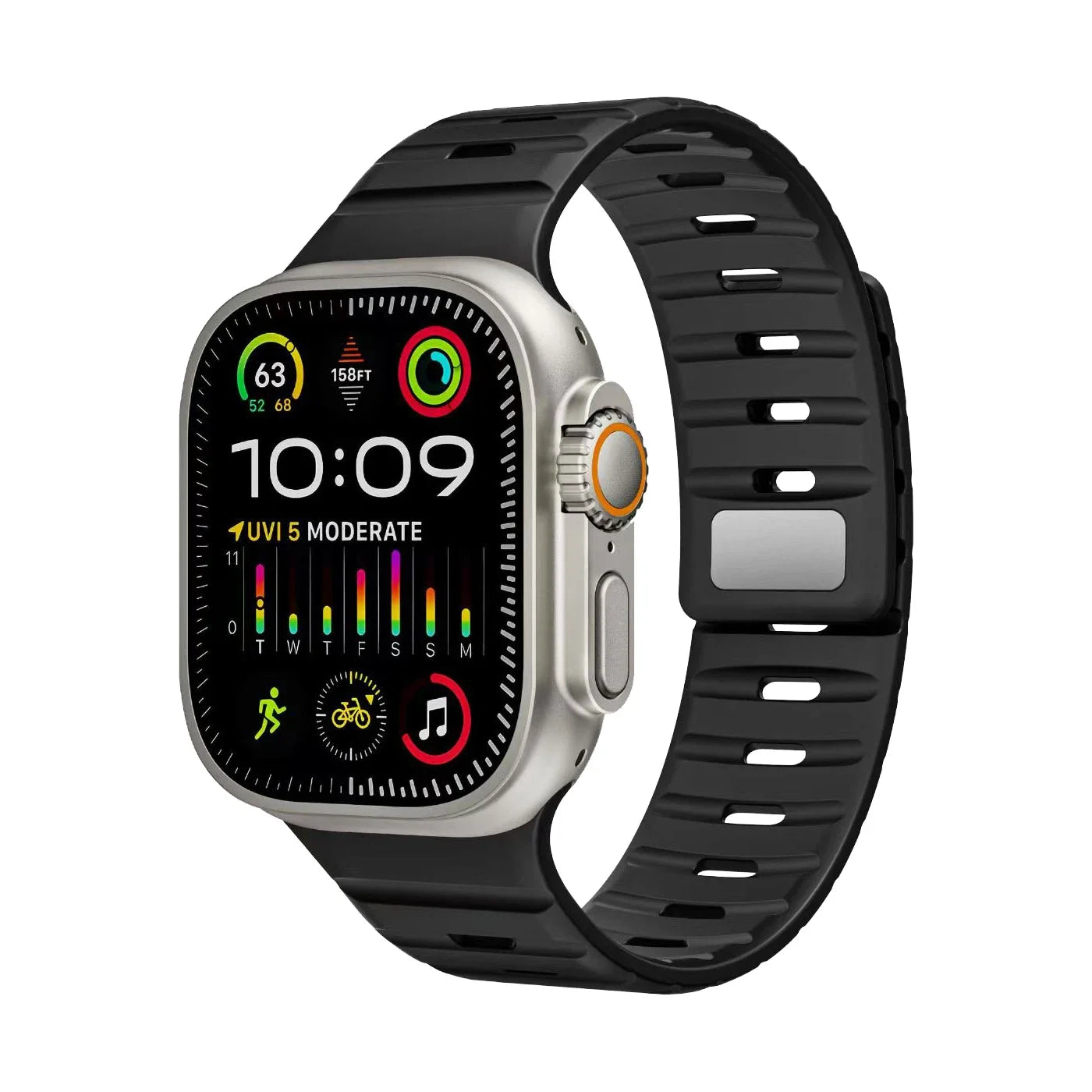 Magnetic Silicone Apple Watch Band