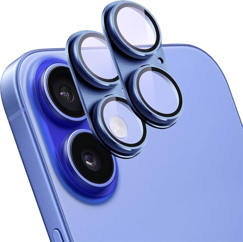 2-Pack Metal Camera Lens Protector for iPhone