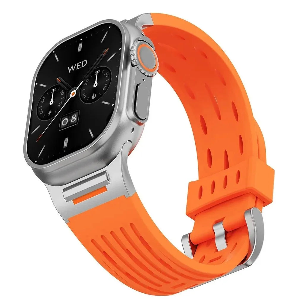 Breathable Sport Silicone Apple Watch Band
