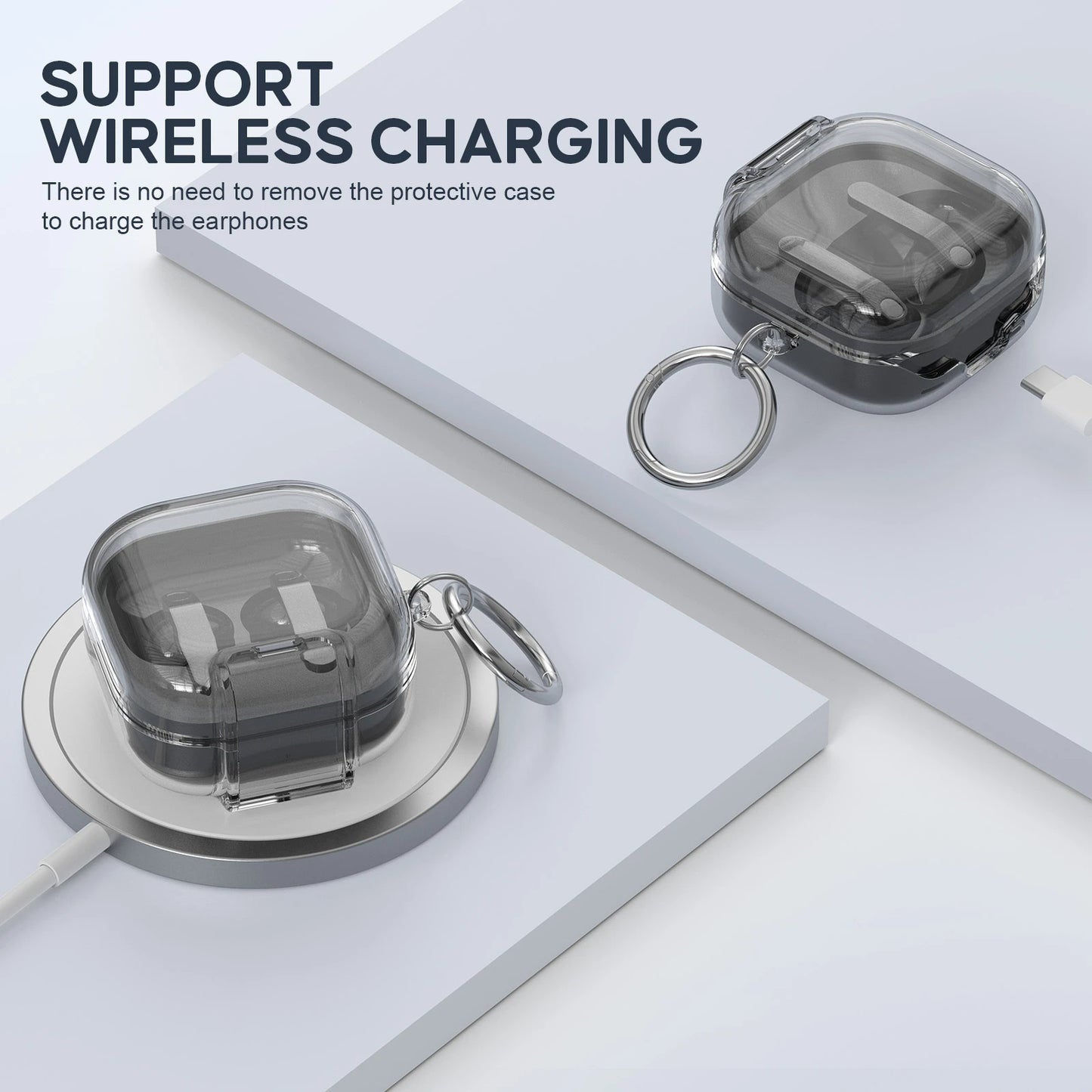 Transparent Lock Samsung Galaxy Buds4 Case