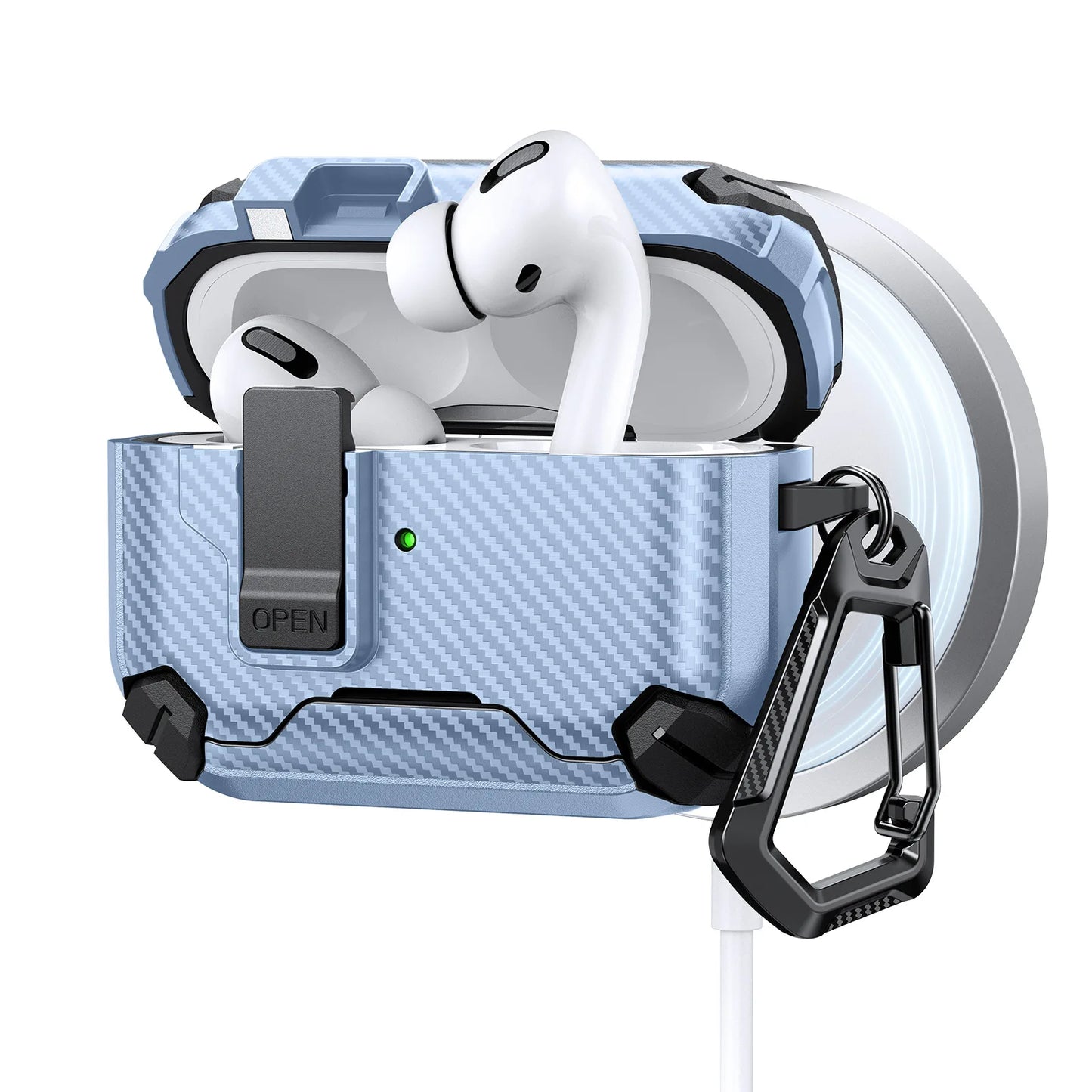 AirPods Pro 3 Shockproof Lock Case