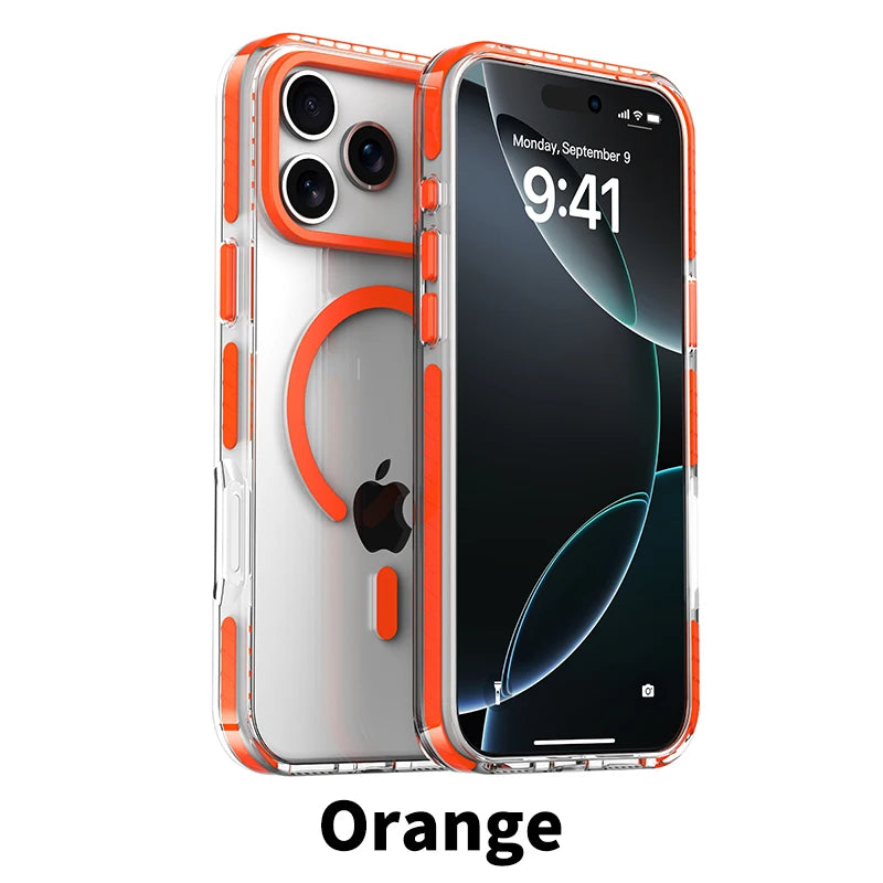 Luxury Clear MagSafe iPhone Case