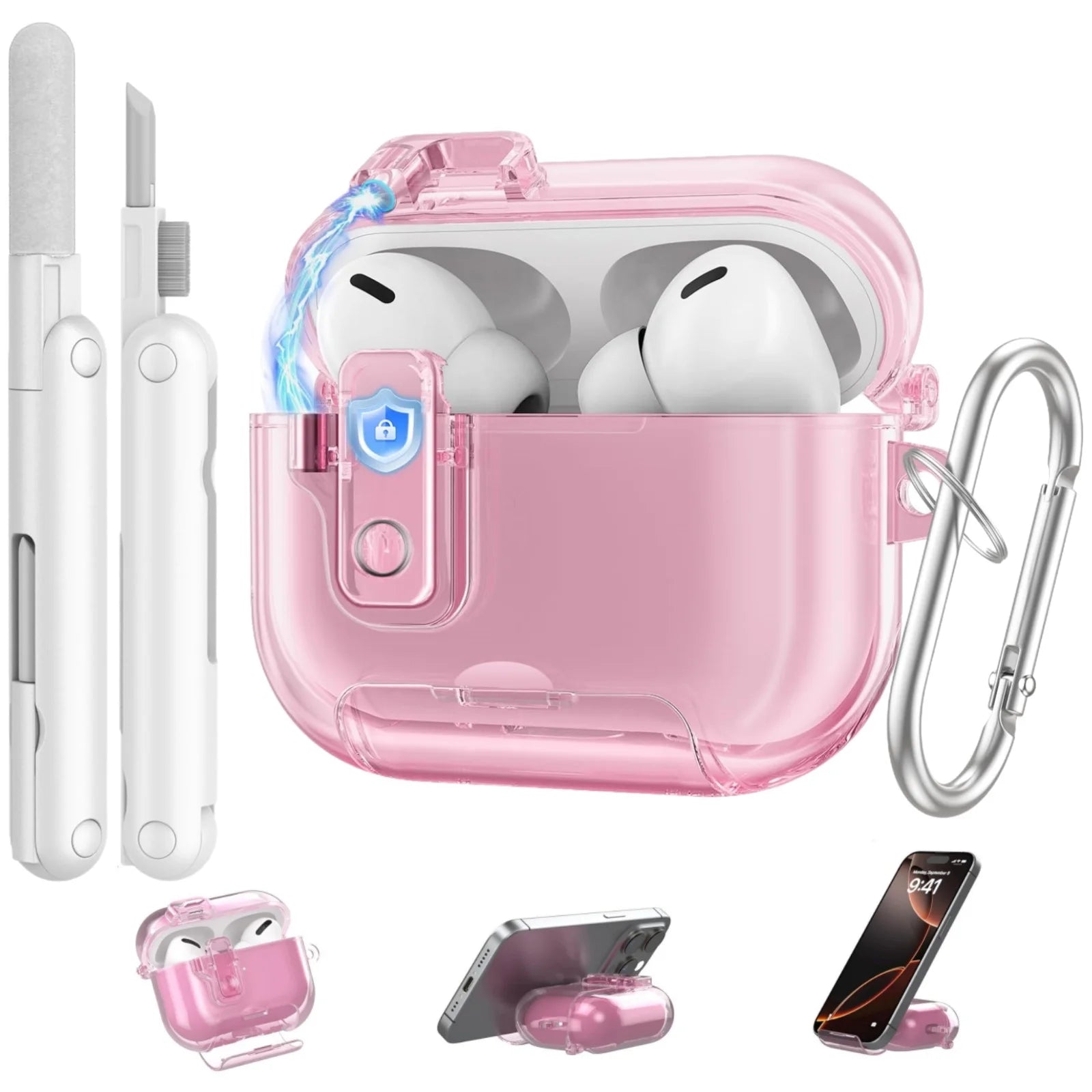 Crystal Lock | AirPods Pro Protective Case