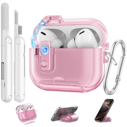 Clear Magnetic Lock AirPods Pro 3 Case