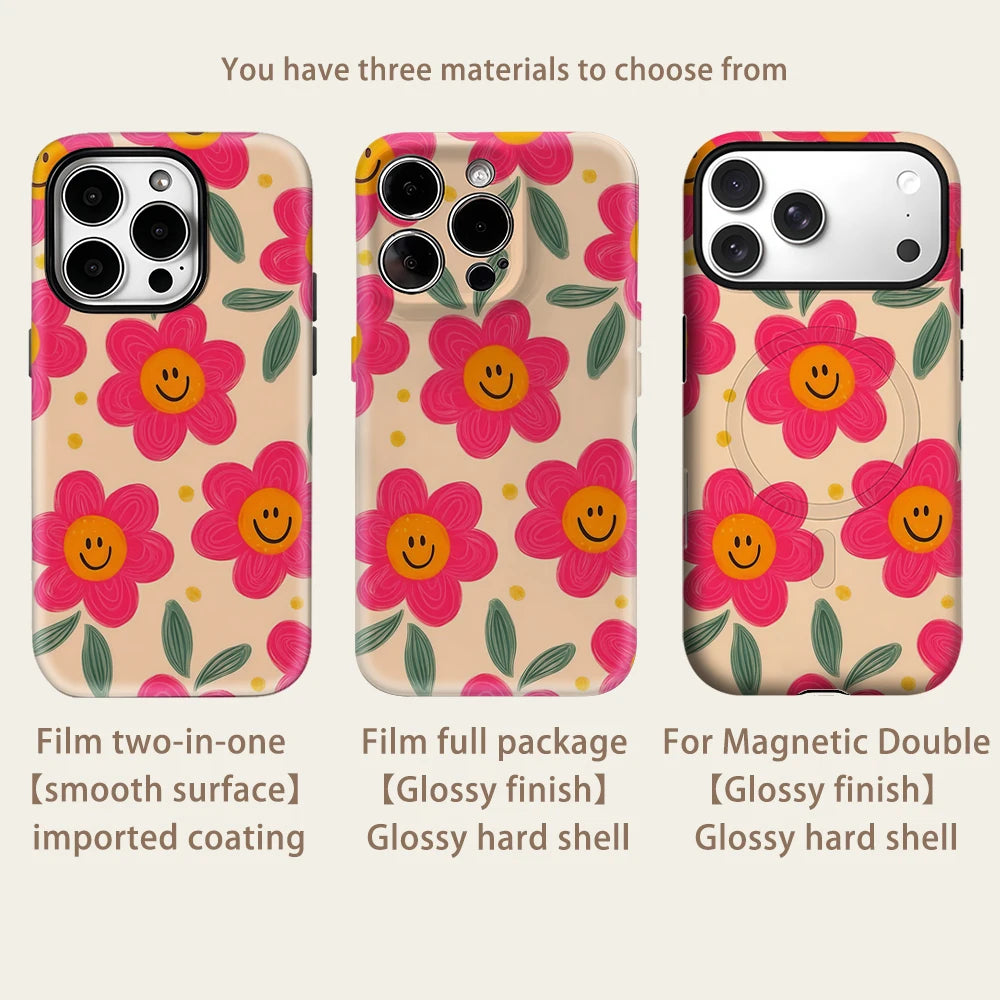 BloomSmile | Floral Magnetic Case