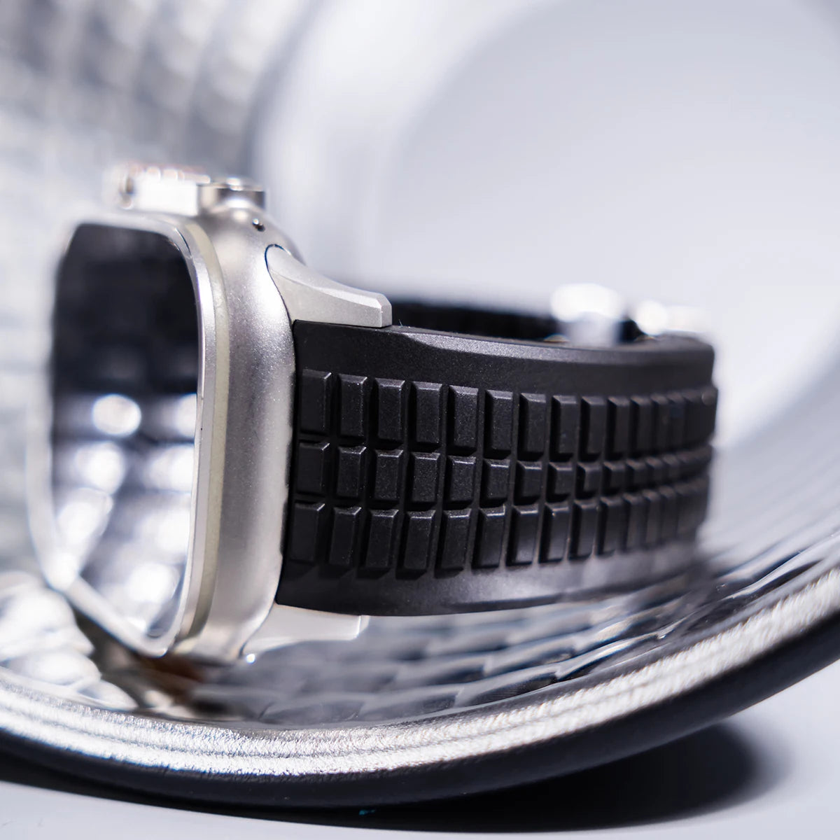 TitanSport Elite | Silicone Metal Watch Band