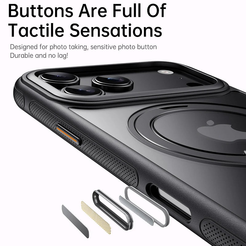 360° MagSafe Rotating Stand iPhone Case