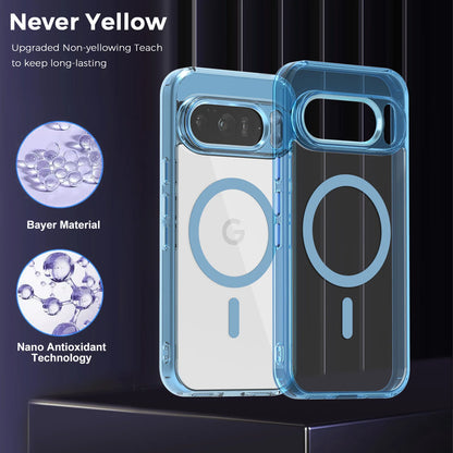 Funda Magnética Transparente de Lujo para Google Pixel