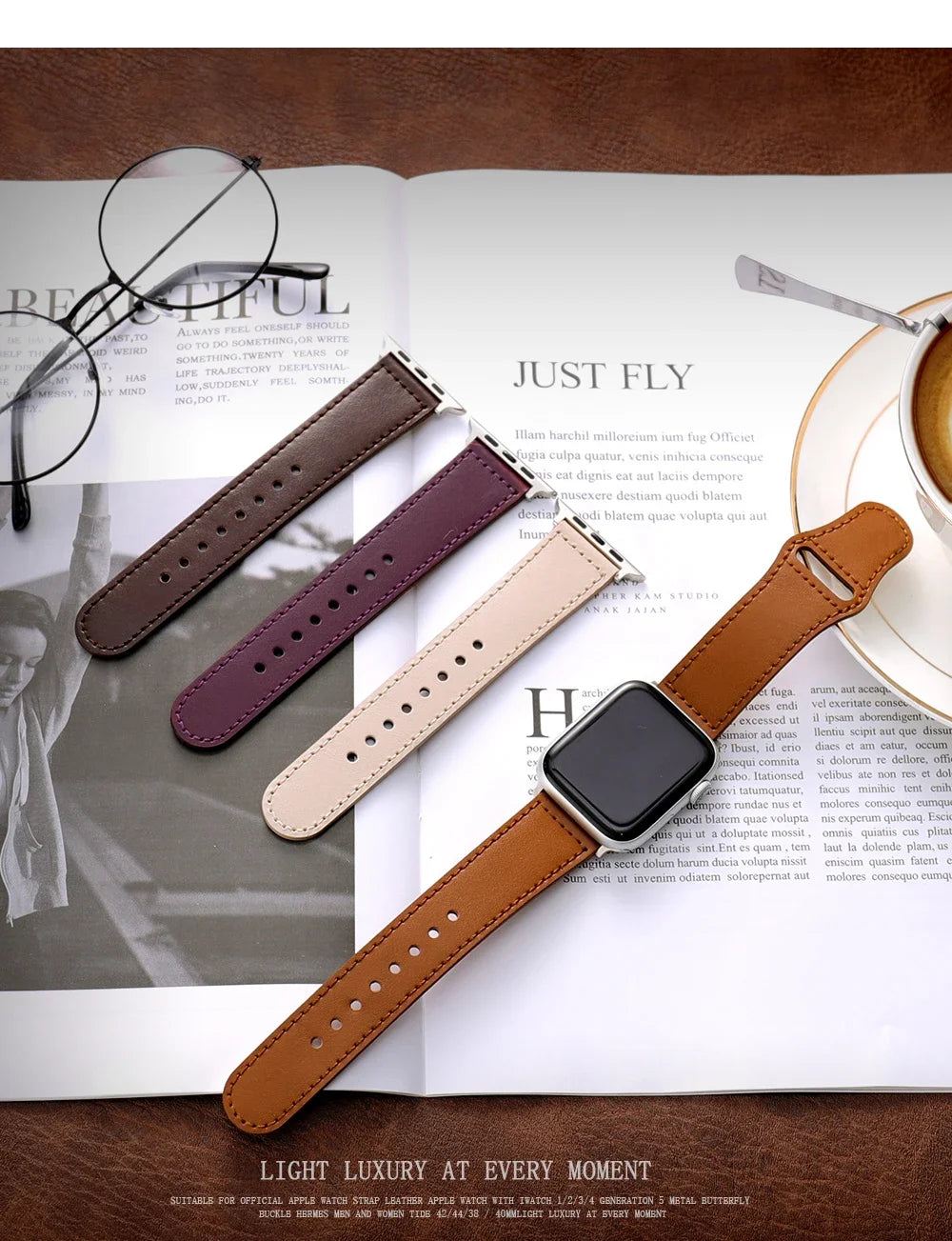Business Leather Apple Watch Band