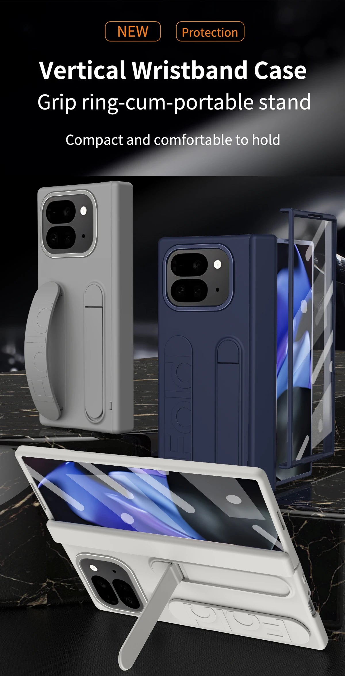 3-in-1 Armor Case for Google Pixel 9 Pro Fold
