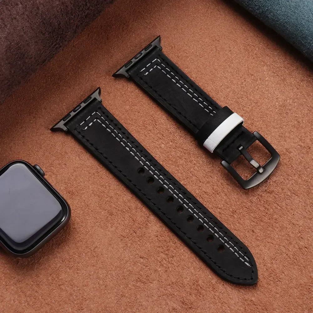 Genuine Leather Loop Band For Apple Watch