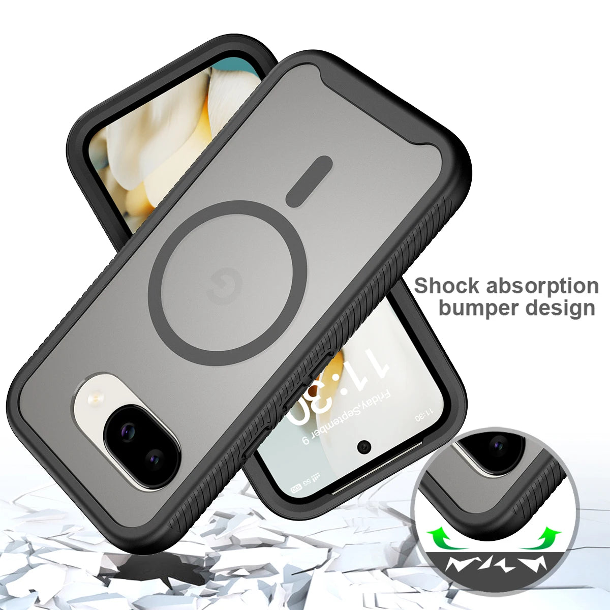 Luxury Hybrid MagSafe Google Pixel Armor Case