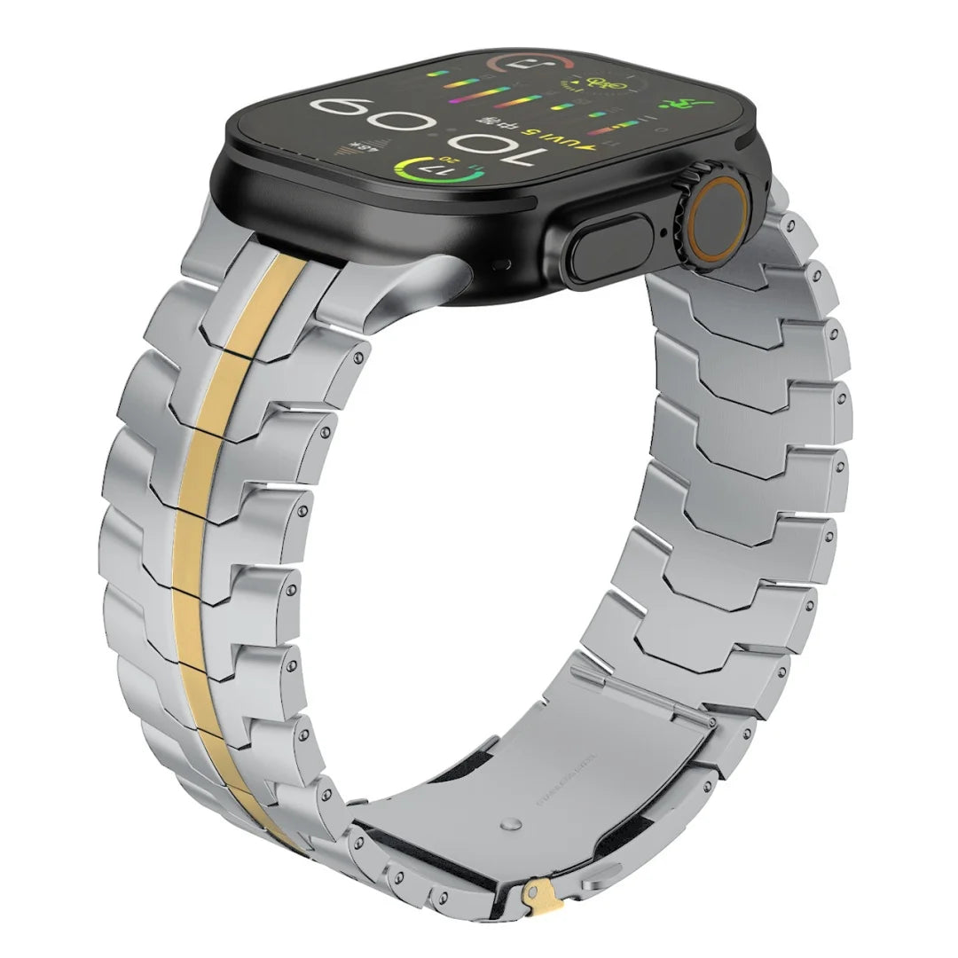 Titanium Color Stainless Steel Apple Watch Band