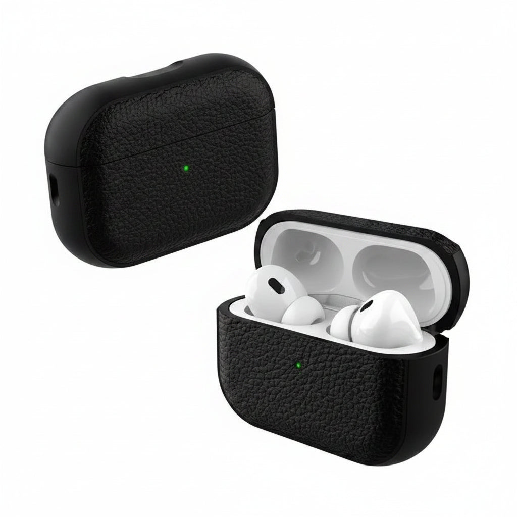 Funda protectora de cuero para AirPods