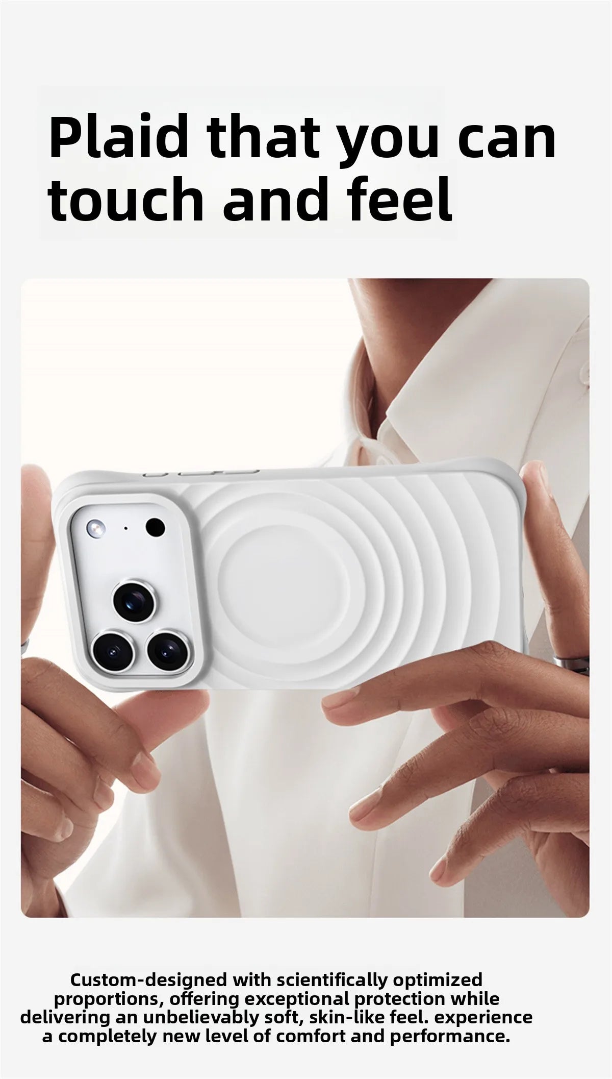 Water Ripple MagSafe Silicone iPhone Case