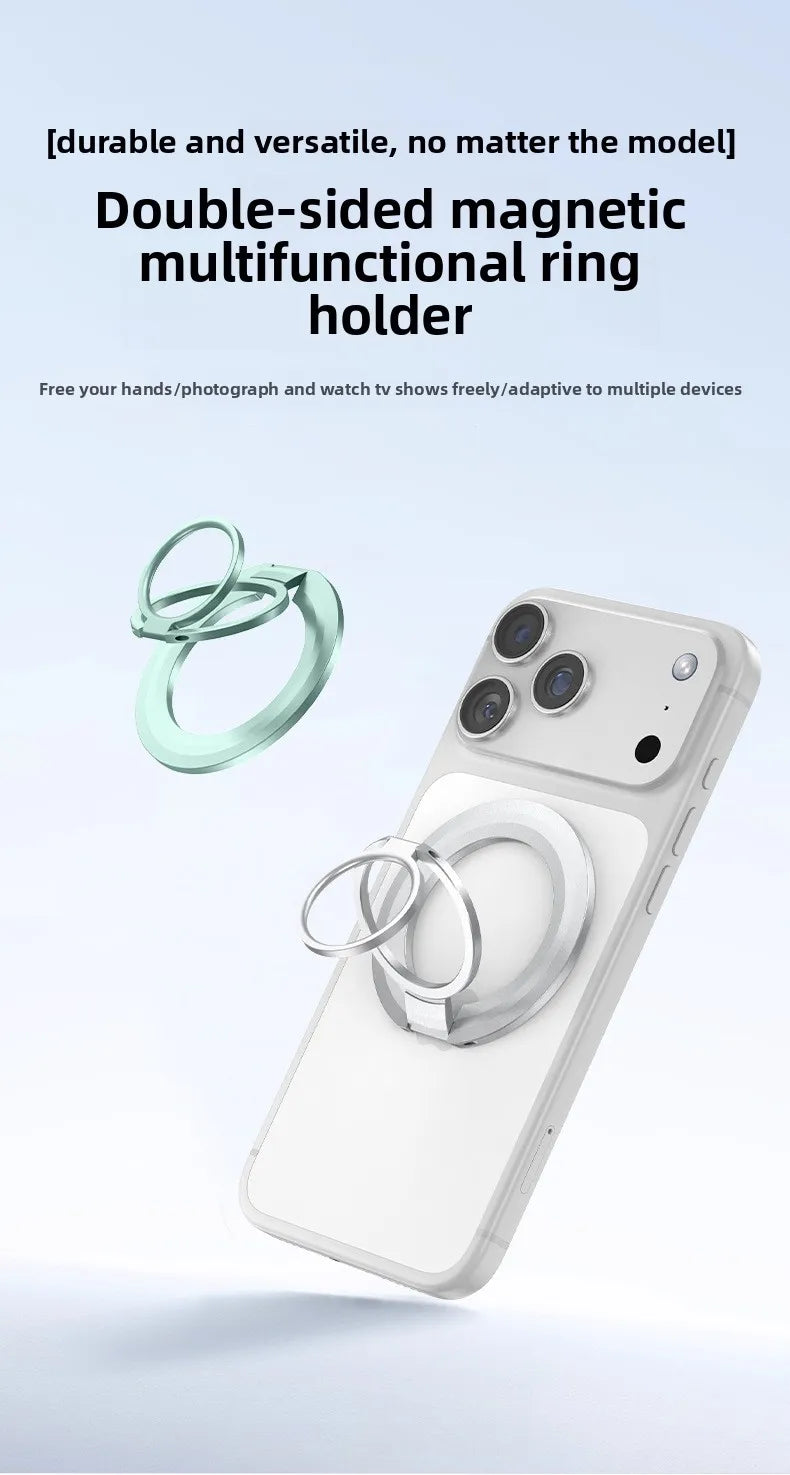 Foldable MagSafe Metal Ring Phone Stand Grip