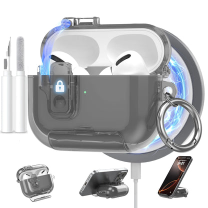 Clear Magnetic Lock AirPods Pro 3 Case