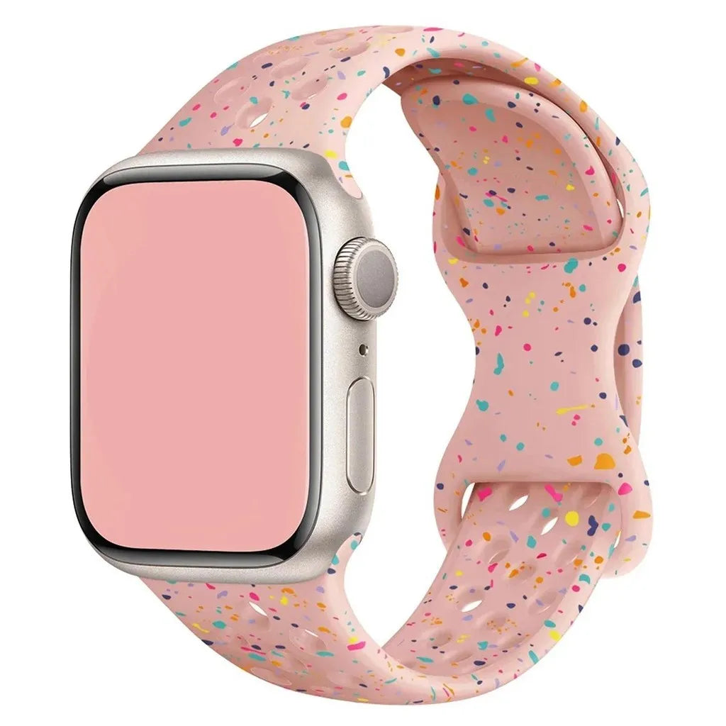 Correa transparente de silicona para Apple Watch