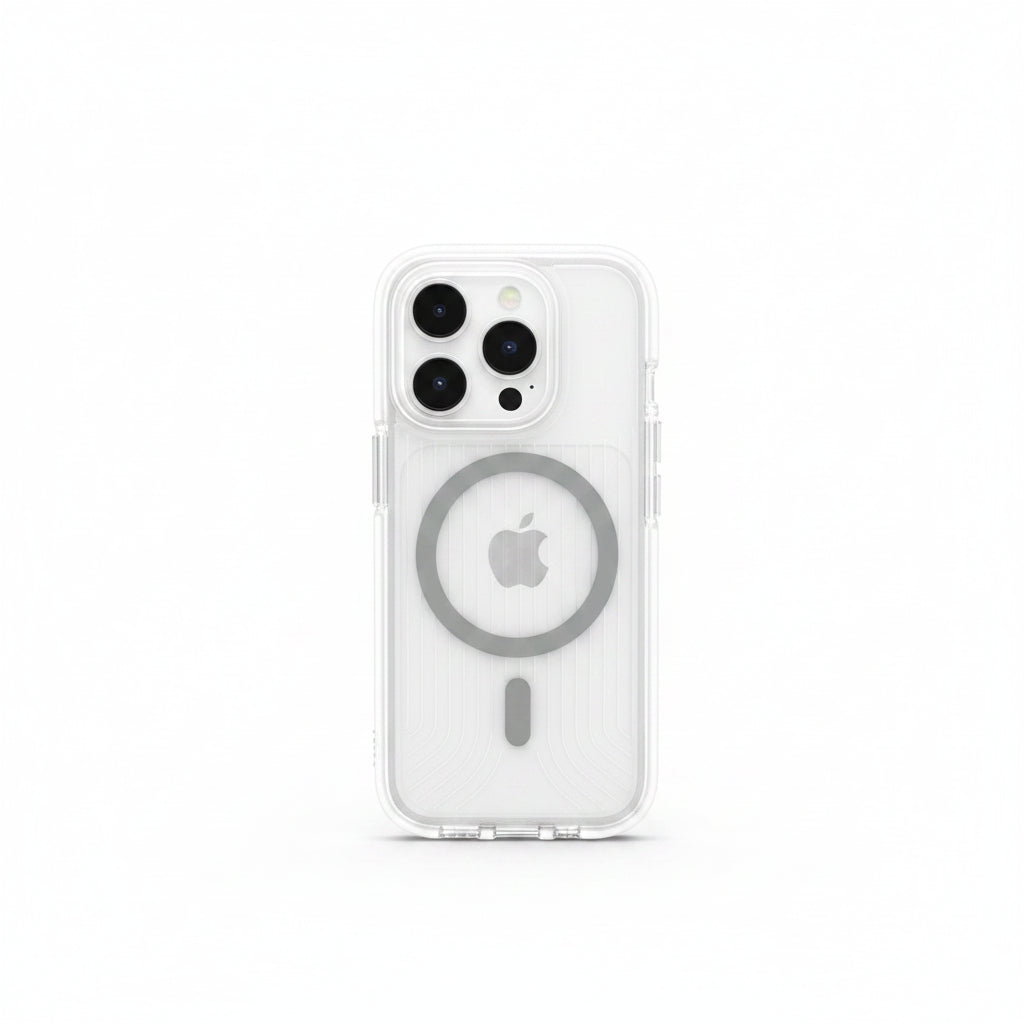 Transparent MagSafe Military Armor iPhone Case