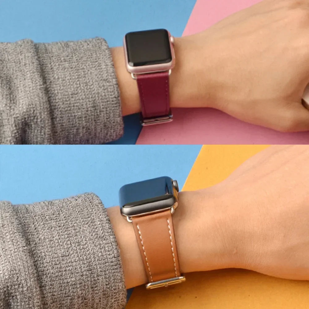 Sport Leather Apple Watch Band