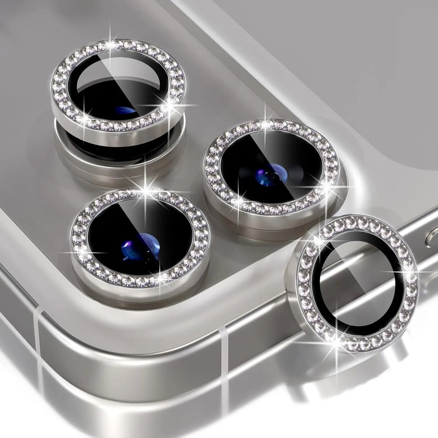 Bling Diamond Metal Ring Camera Lens Protector