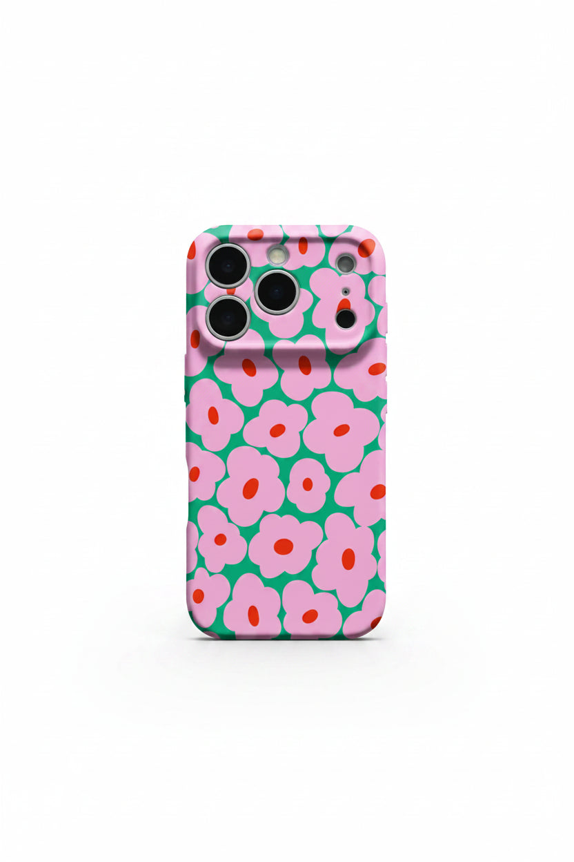 INS Floral Hard iPhone Case
