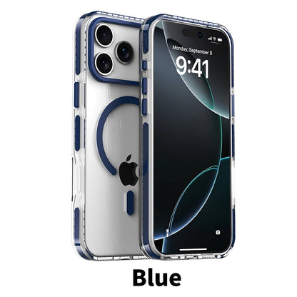 Luxury Clear MagSafe iPhone Case