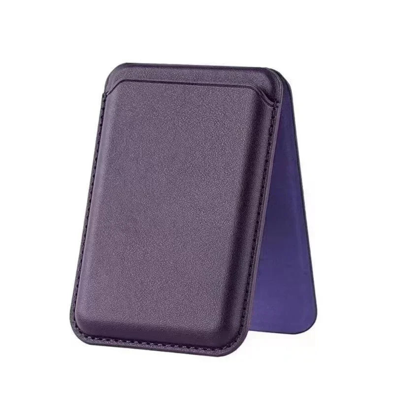 MagSafe Leather Wallet with Hidden Stand