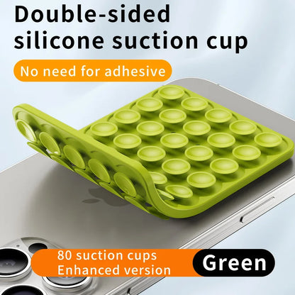 Double-Sided Silicone Suction Phone Pad