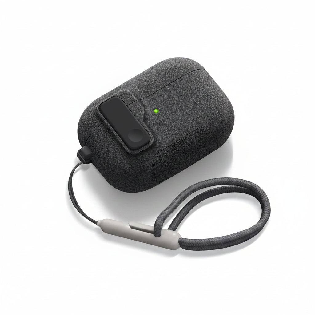 Secure Lock AirPods Pro 3 Case with Lanyard