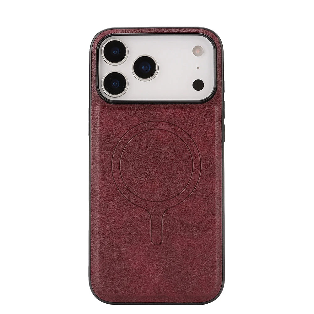 MagSafe Leather iPhone Case