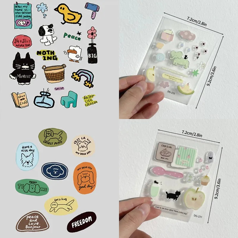 Kawaii Bloom | 3D Decorative Sticker Set