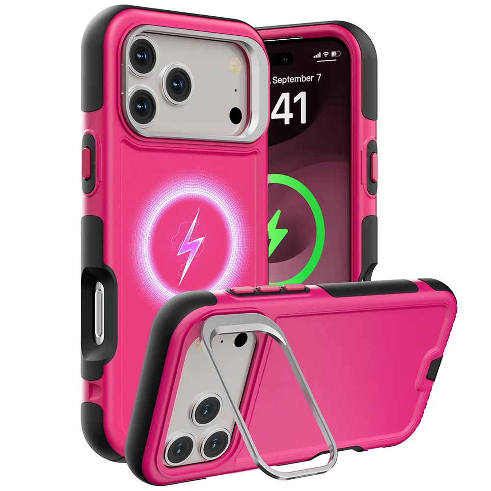 Heavy Duty MagSafe Metal Ring iPhone Case