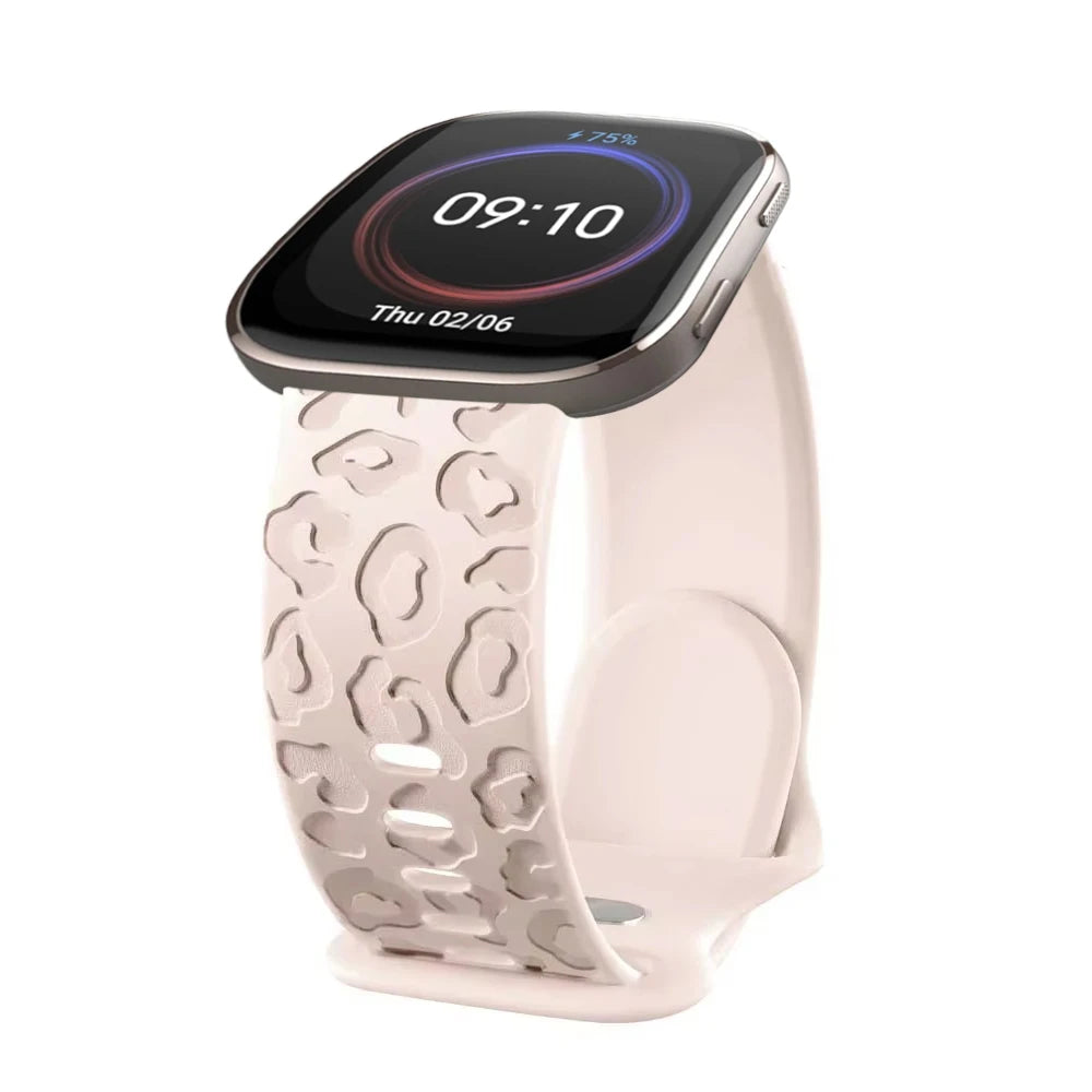 20mm Engraved Silicone Band for Amazfit Watch