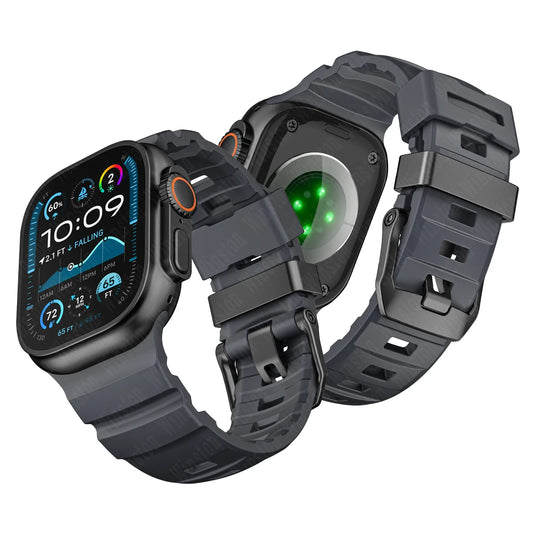 Fluorescent Sport Silicone Apple Watch Band