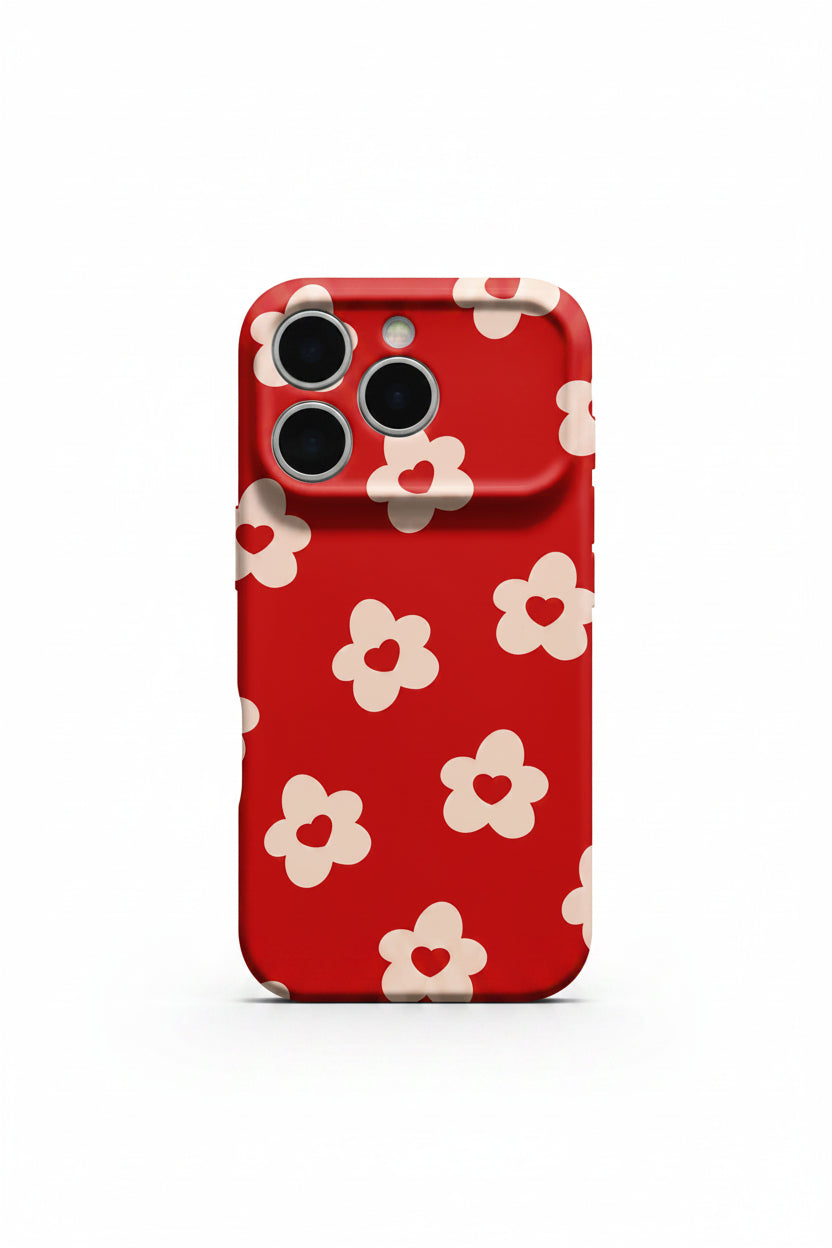 Cute Floral Hard iPhone Case