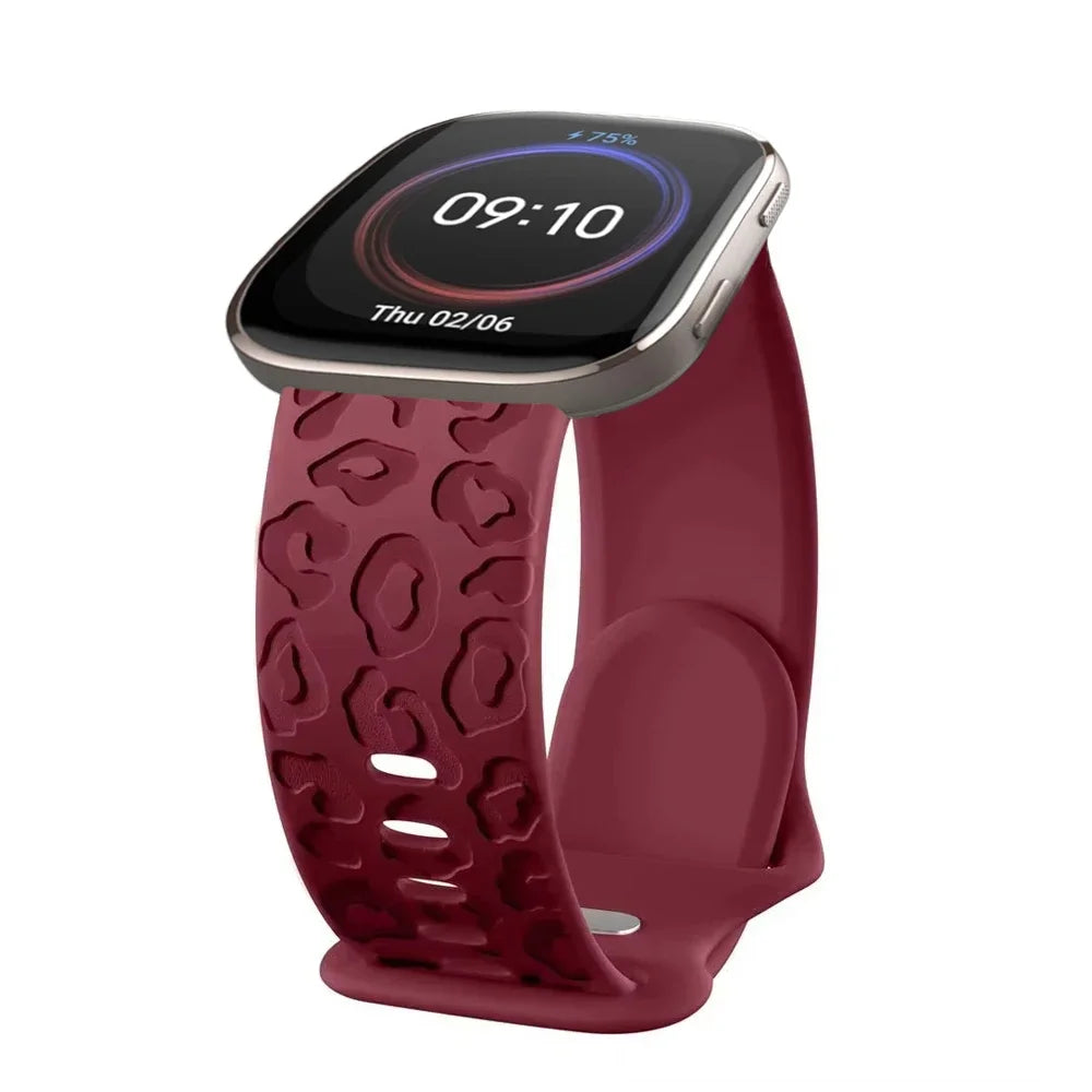 20mm Engraved Silicone Band for Amazfit Watch