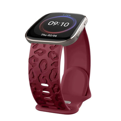 20mm Engraved Silicone Band for Amazfit Watch